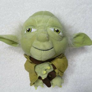 Vintage Star Wars Yoda Stuffed Plush Doll Toy Lucas film LTD 8"